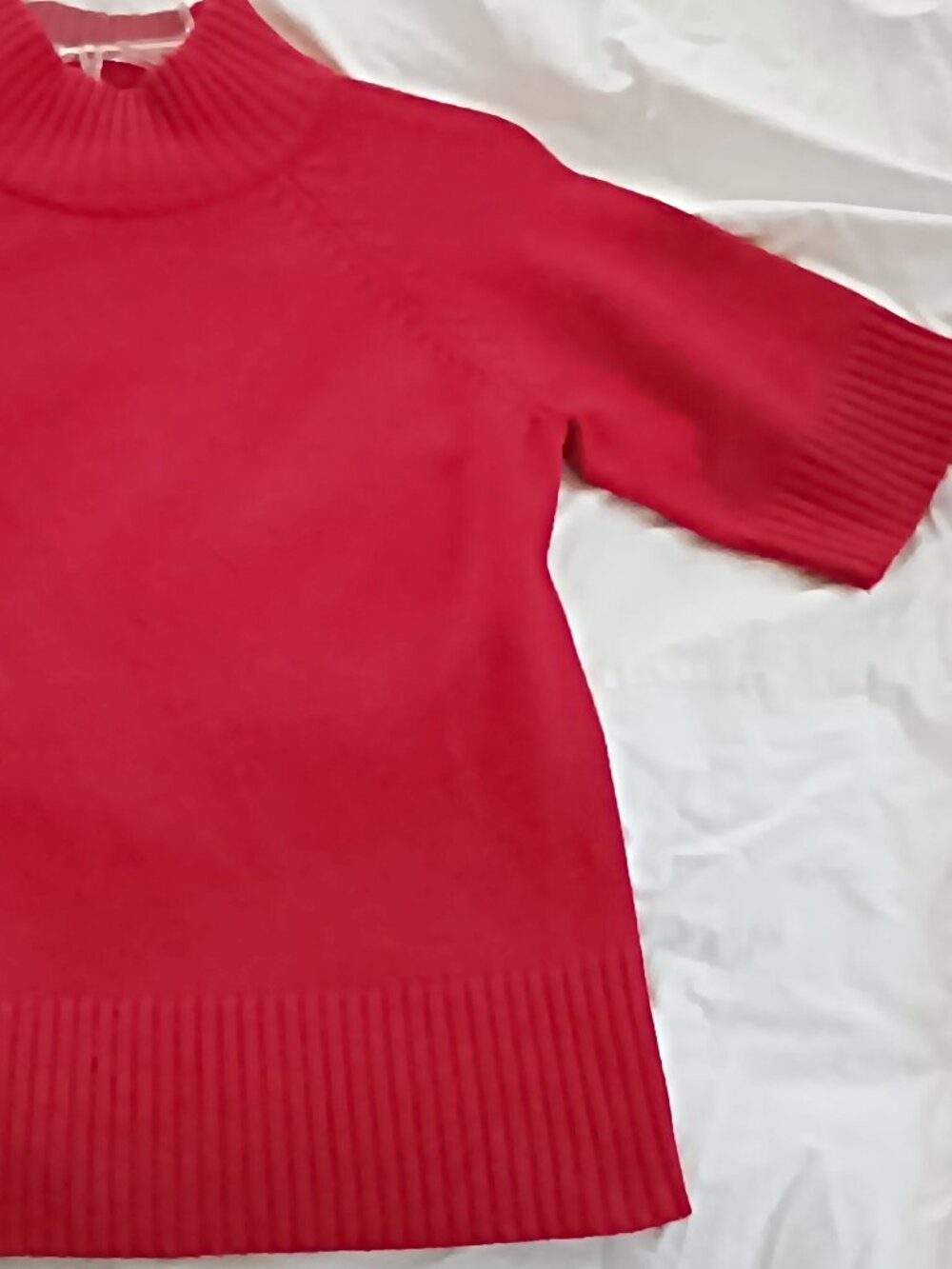 Soft Red Sweater - Silk/Cashmere Blend